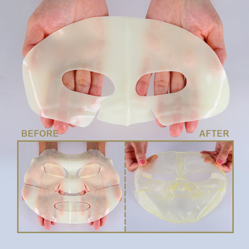 Masque de nuit anti-rides en hydrogel au collagène bio - 5